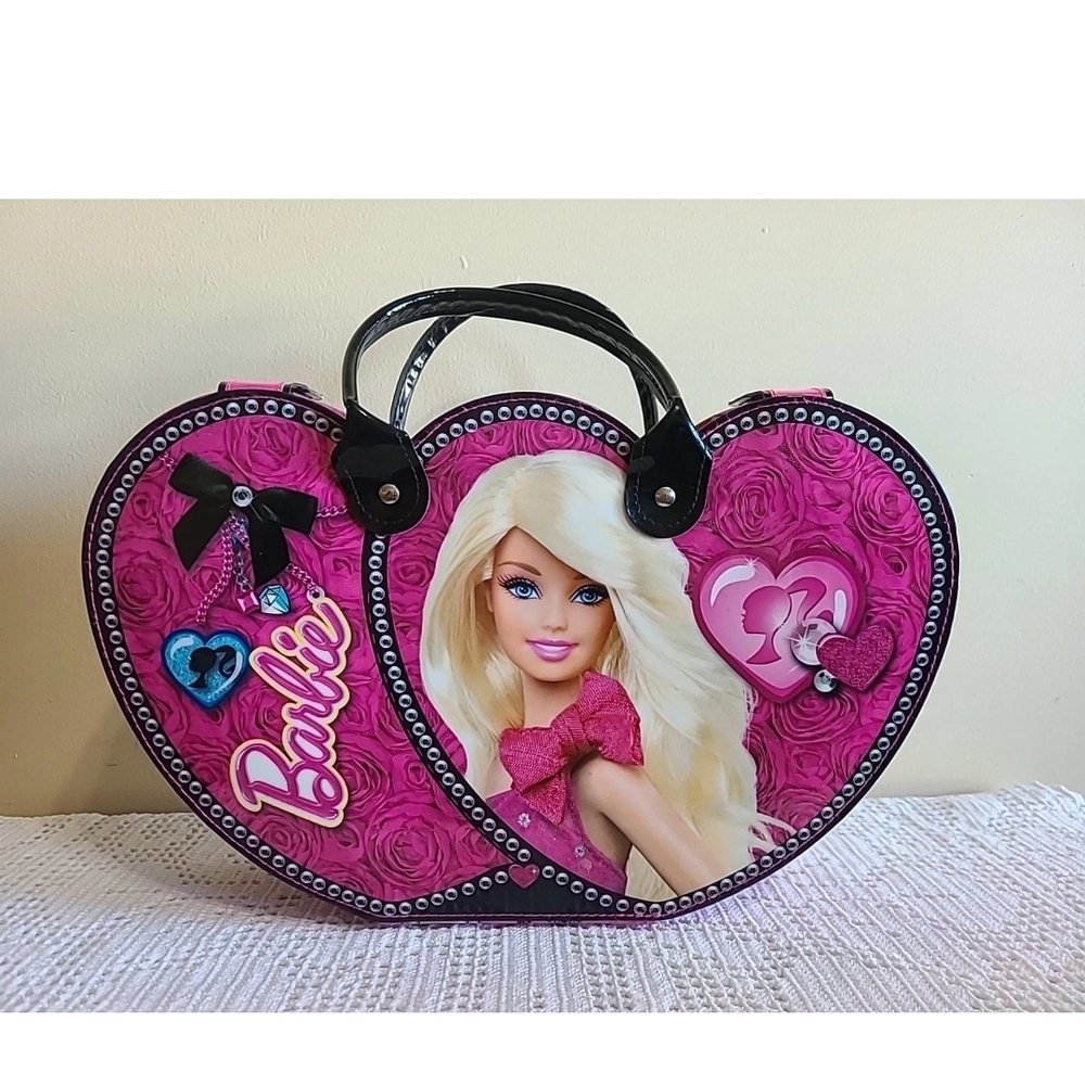 Barbie Hearts Tin Carrying Case #1140080 The Tin Box Company